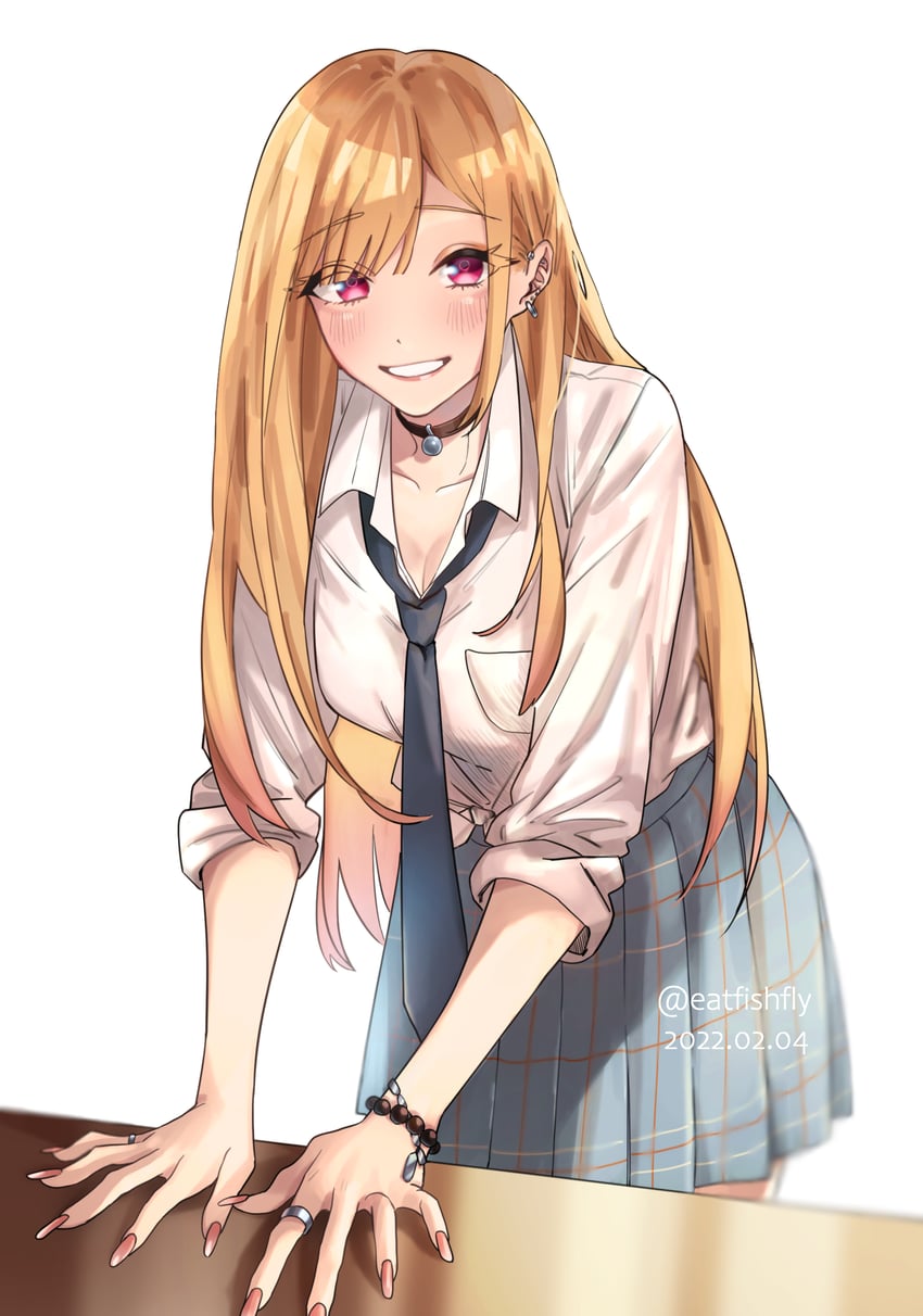 kitagawa marin (sono bisque doll wa koi wo suru) drawn by aji_(eatfishfly)