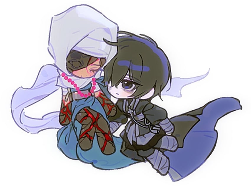 yi sang and outis (project moon and 1 more) drawn by huyj_cl