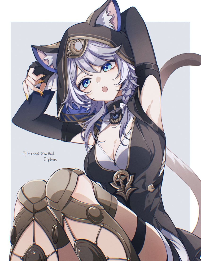 cipher (honkai and 1 more) drawn by yanagida_shiina