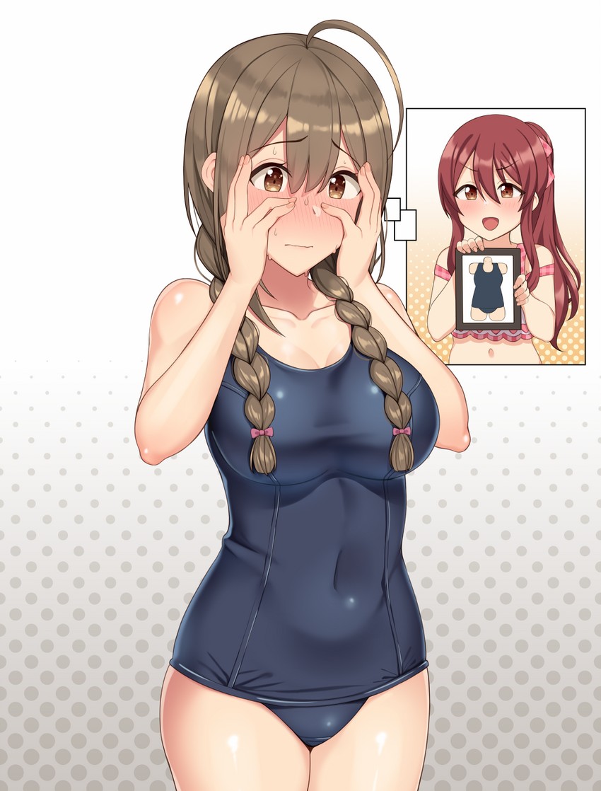 kuwayama chiyuki and osaki tenka (idolmaster and 1 more) drawn by hiiragi_hazime