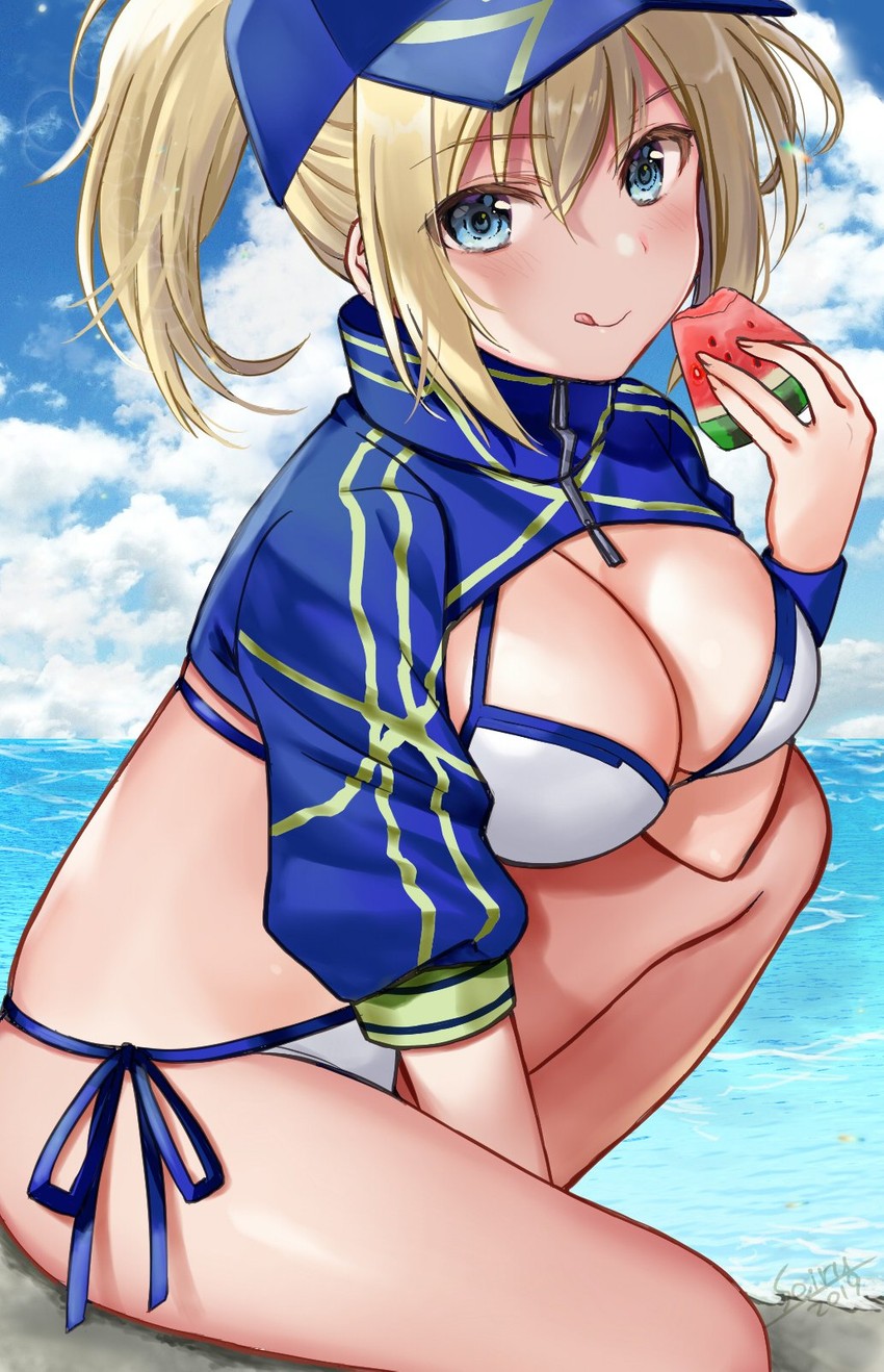 artoria pendragon and mysterious heroine xx (fate and 1 more) drawn by seiru_(prairie)