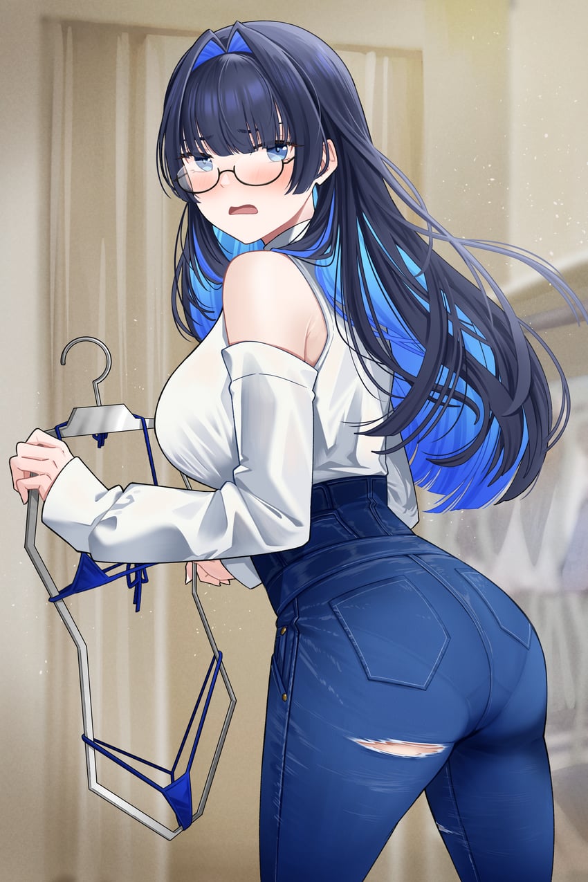 ouro kronii (hololive and 1 more) drawn by nuebunny