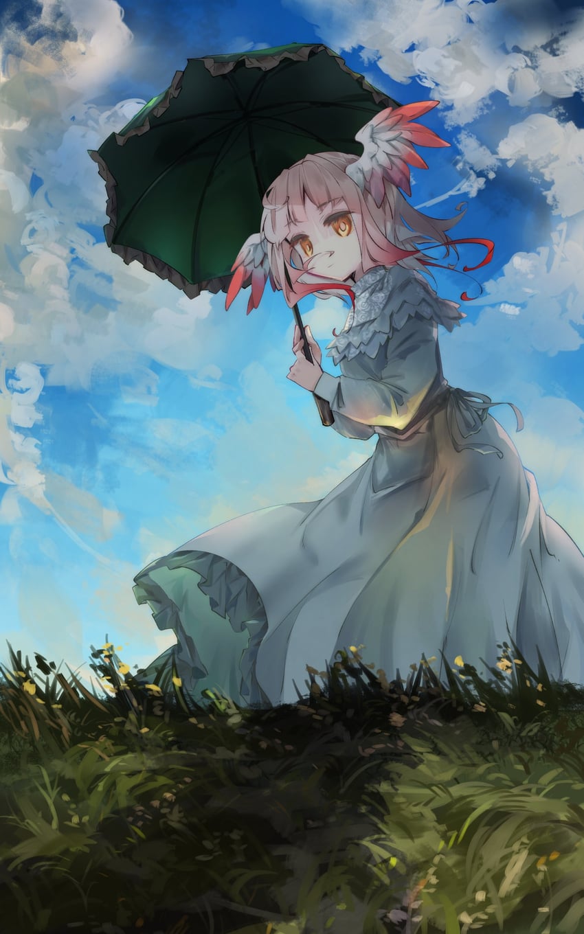 japanese crested ibis (kemono friends and 1 more) drawn by nanana_(nanana_iz)