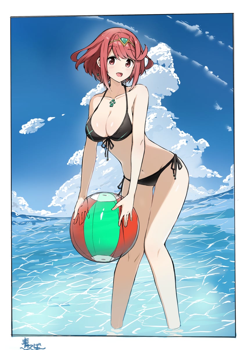pyra (xenoblade chronicles and 1 more) drawn by aotsuba
