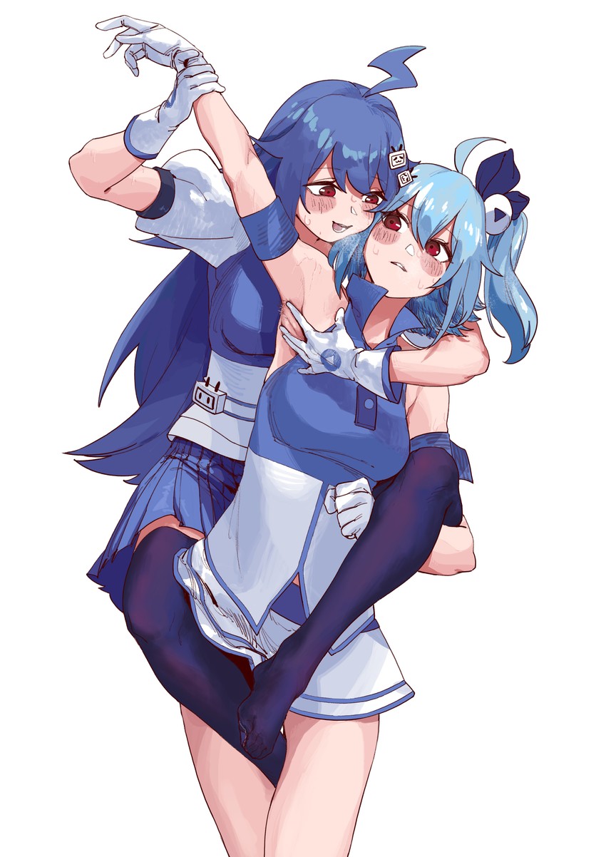 bili girl 33 and bili girl 22 (bilibili) drawn by b9_(rrrqqq)