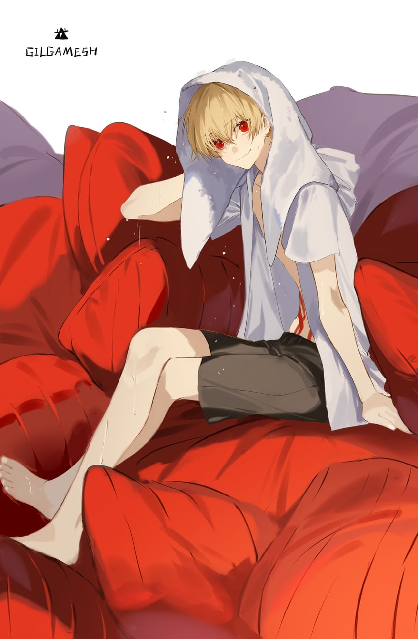 gilgamesh and child gilgamesh (fate and 1 more) drawn by bsq