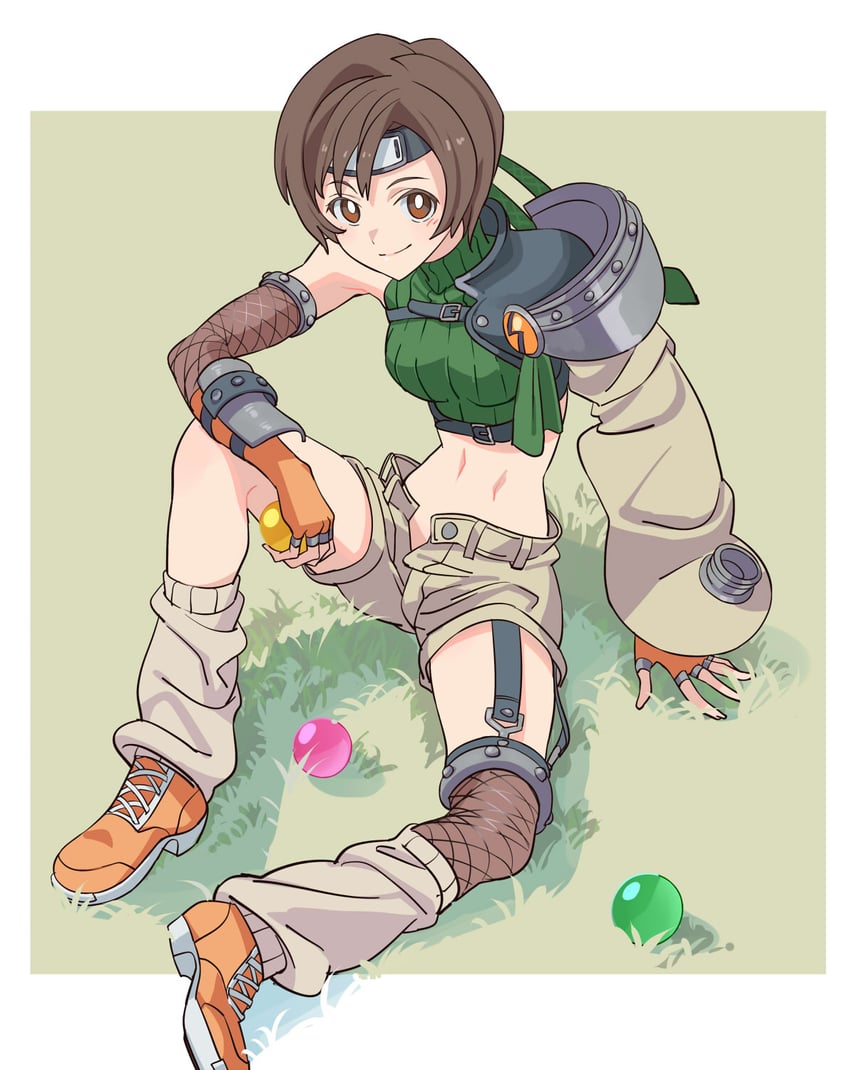 yuffie kisaragi (final fantasy and 1 more) drawn by futa_yuri_ryona