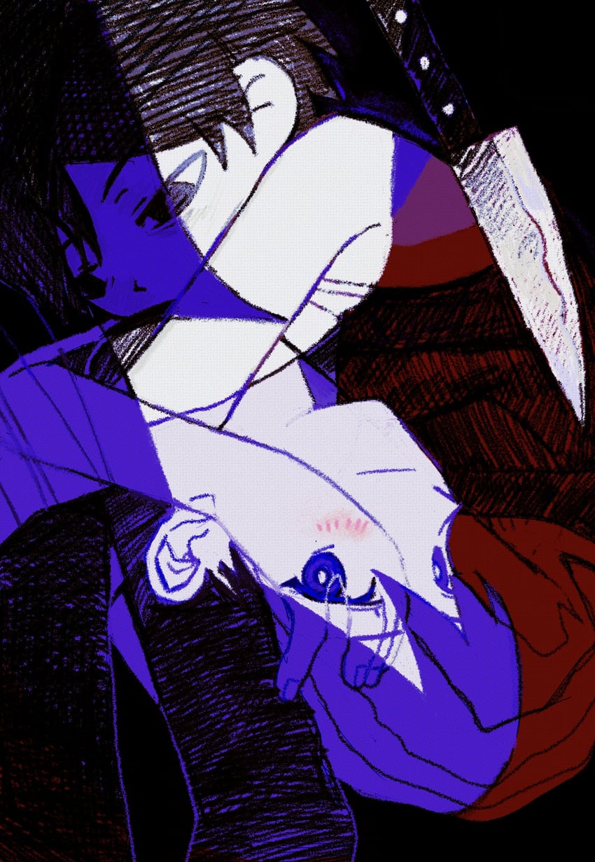 omori and mari (omori) drawn by ba_wu90665
