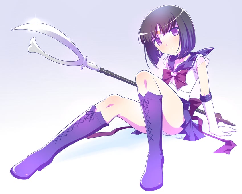 tomoe hotaru, sailor saturn, and super sailor saturn (bishoujo senshi sailor moon) drawn by himehachi_(hime8manga)