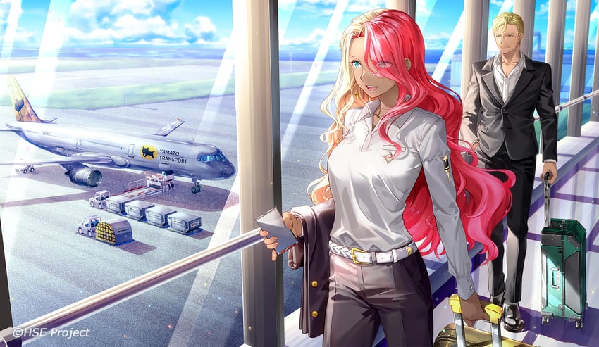 alice summerwood and richard parker (highspeed etoile and 1 more) drawn by fujima_takuya