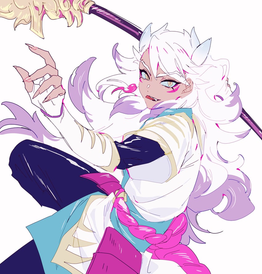 byakko (youkai watch and 1 more) drawn by yuungai_yuzuko