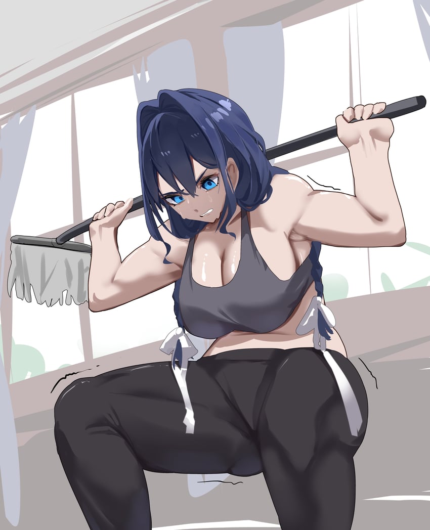 ouro kronii (hololive and 1 more) drawn by daaku_(koizumi_arata)