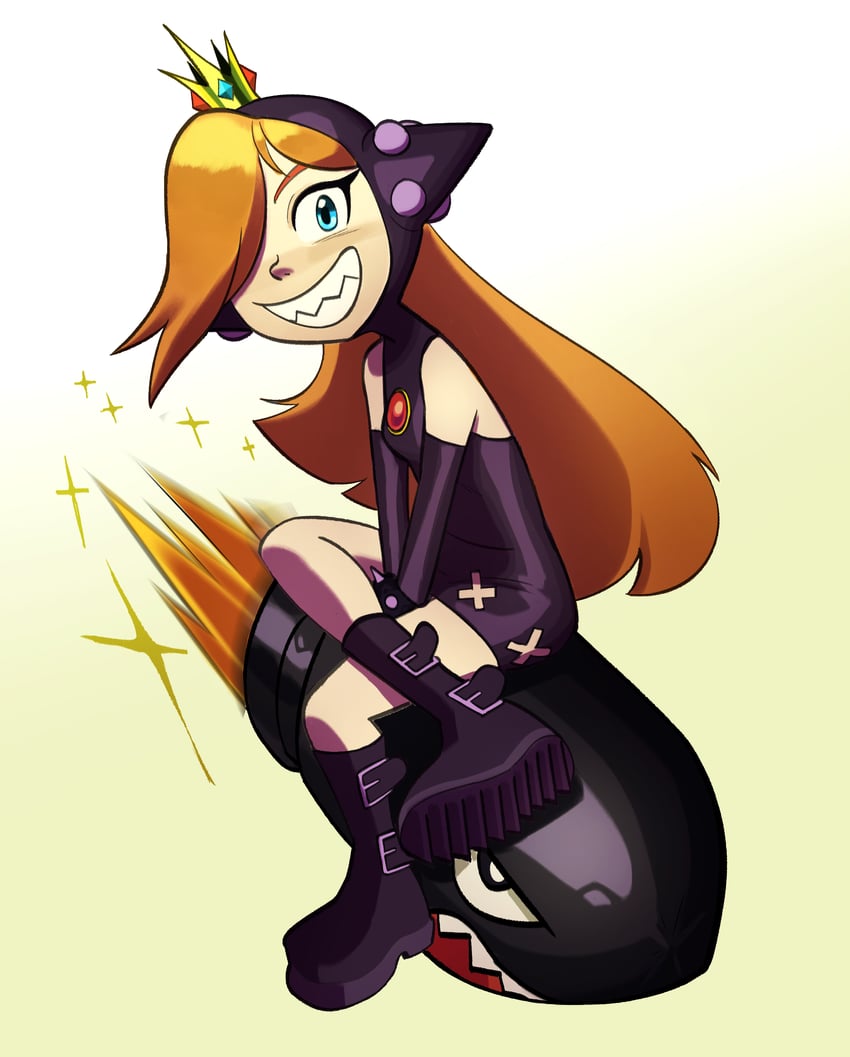warupeach and bullet bill (mario and 2 more) drawn by fattcactus