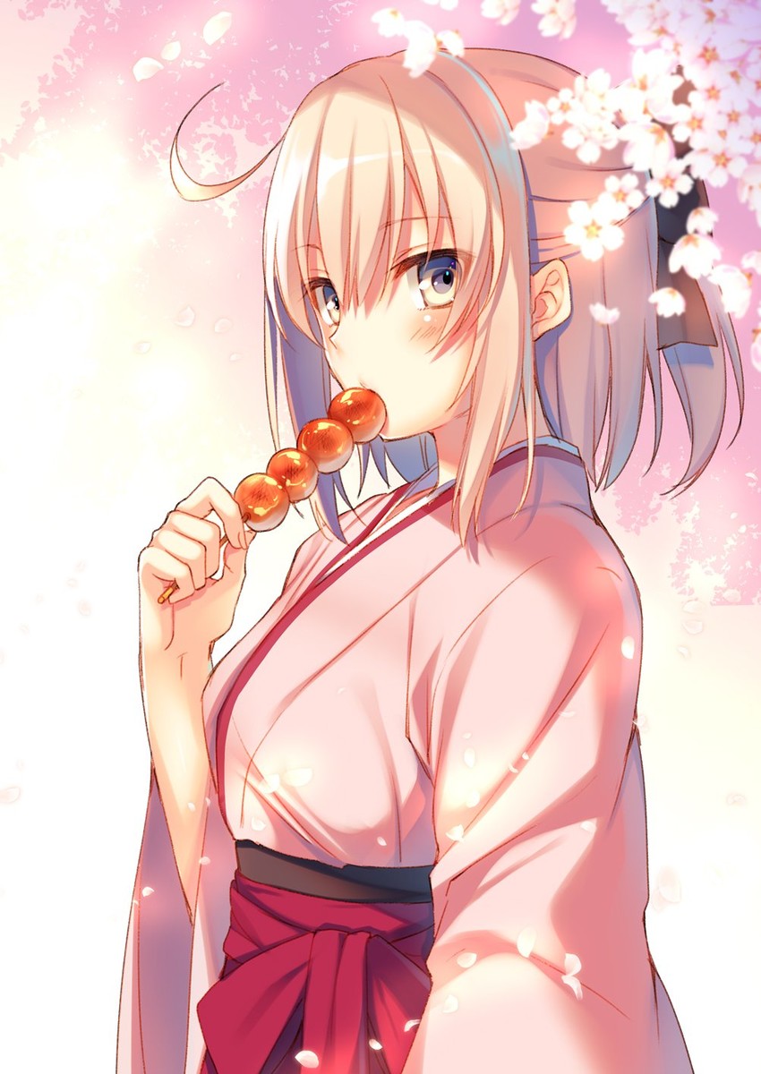okita souji (fate and 1 more) drawn by toosaka_asagi