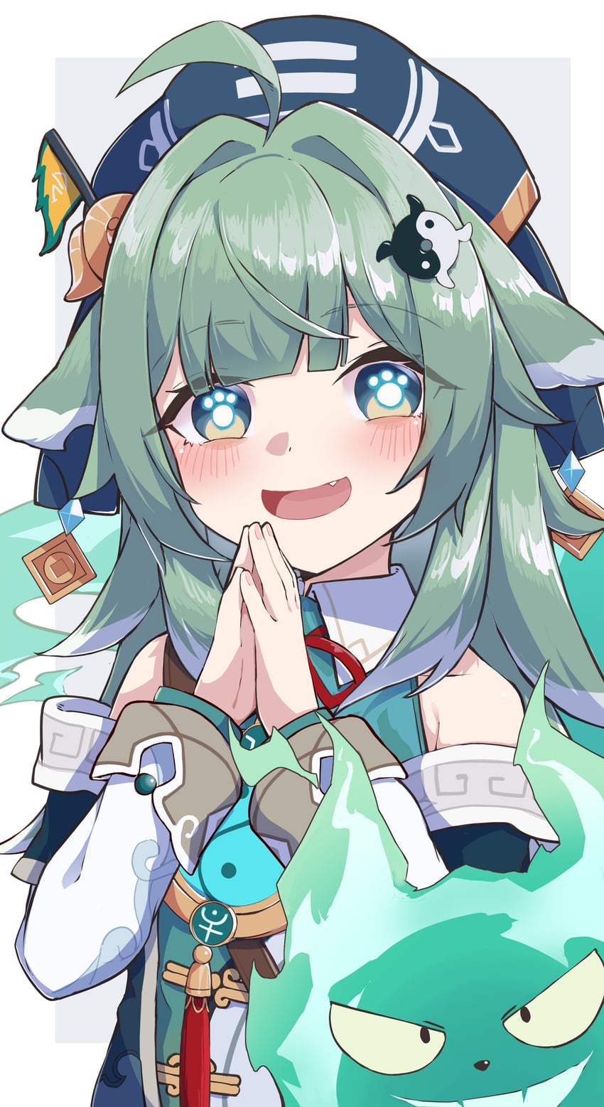 huohuo and tail (honkai and 1 more) drawn by nemu7777