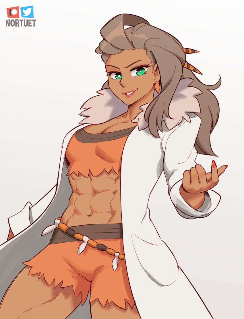 professor sada (pokemon and 1 more) drawn by nortuet