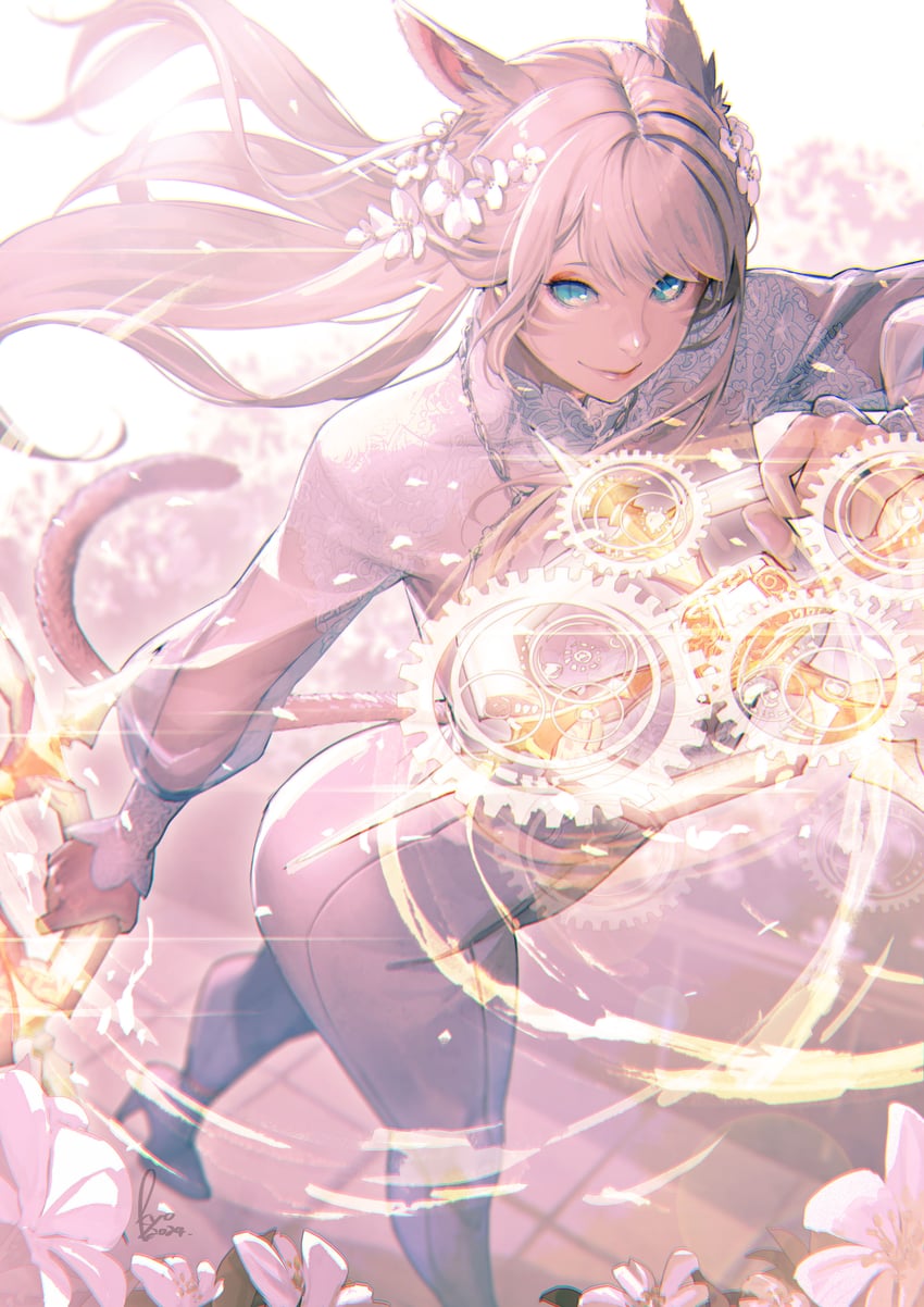 warrior of light and dancer (final fantasy and 1 more) drawn by kyo_(kuroichigo)