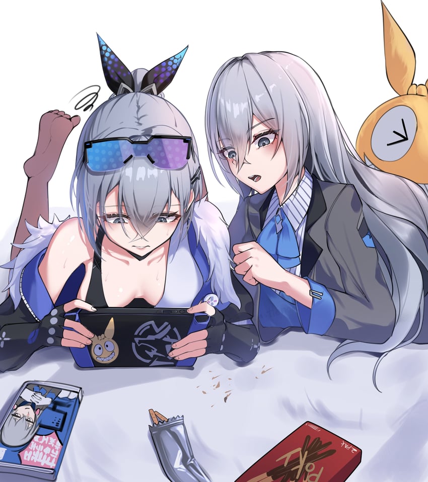 bronya zaychik, silver wolf, homu, and asumi kana (honkai and 2 more) drawn by kamishiro_noa