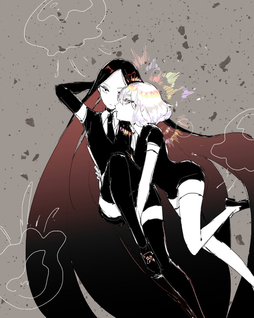 diamond and bort (houseki no kuni) drawn by hungry_jamal