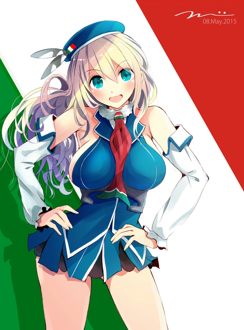 atago and littorio (kantai collection) drawn by tebi_(tbd11)