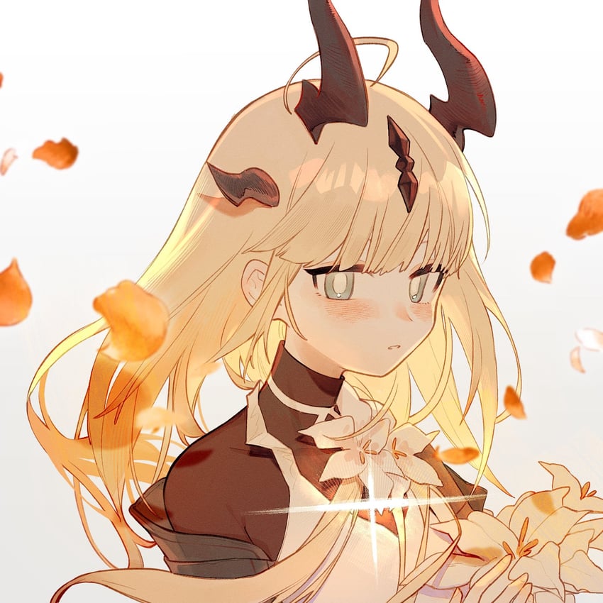 reed and reed the flame shadow (arknights) drawn by kyuu_riimo