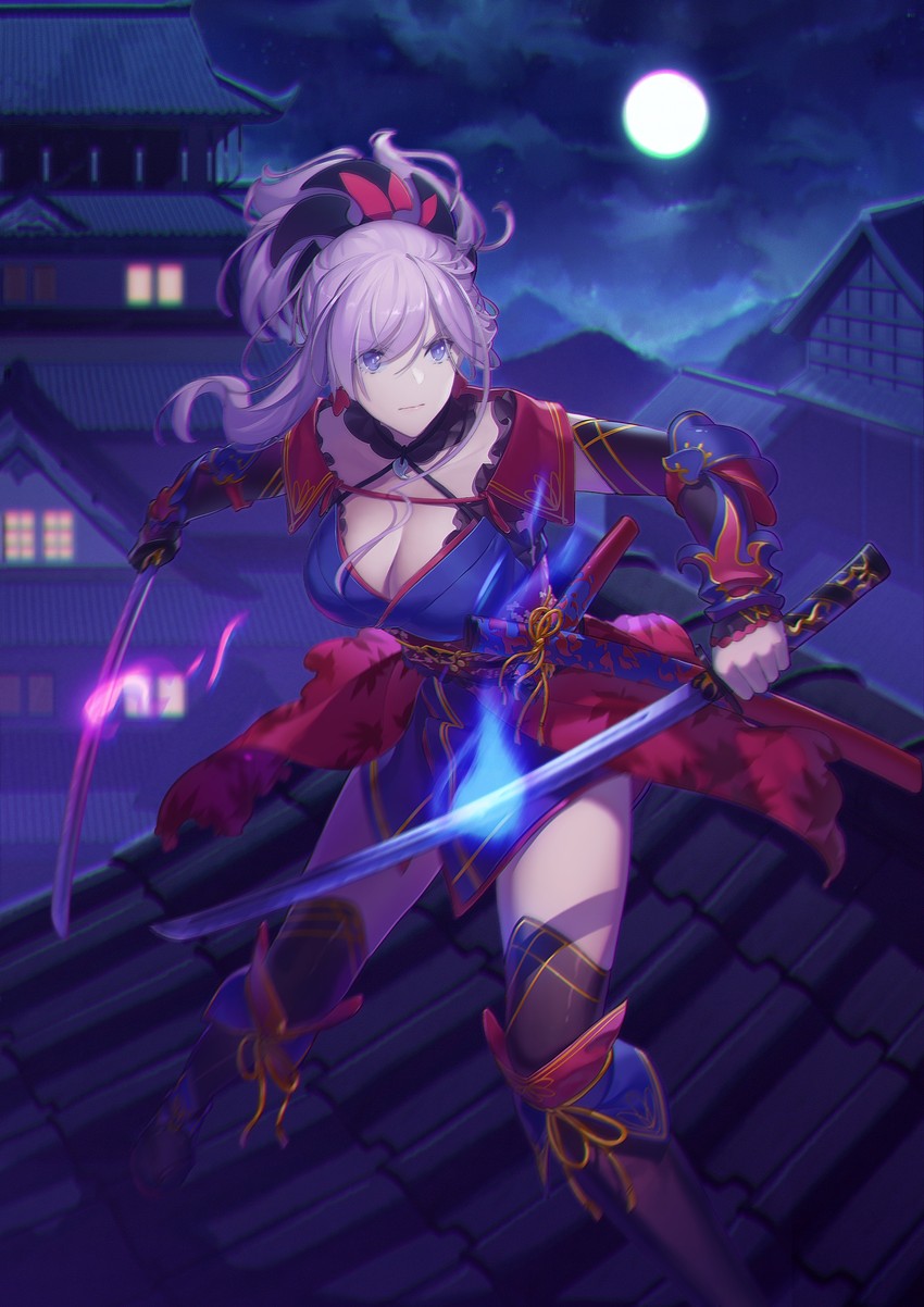 miyamoto musashi (fate and 1 more) drawn by qiongsheng