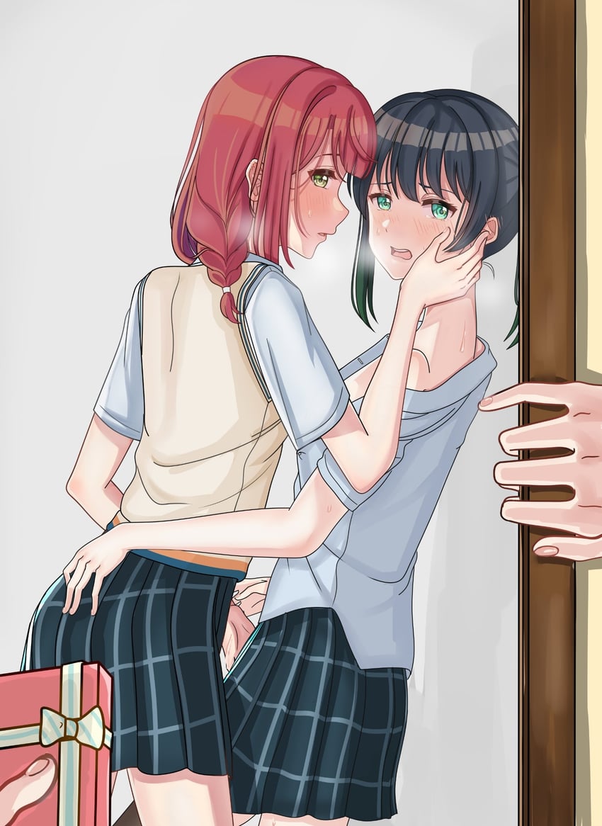 uehara ayumu, takasaki yu, and mifune shioriko (love live! and 1 more) drawn by azusa_zilu