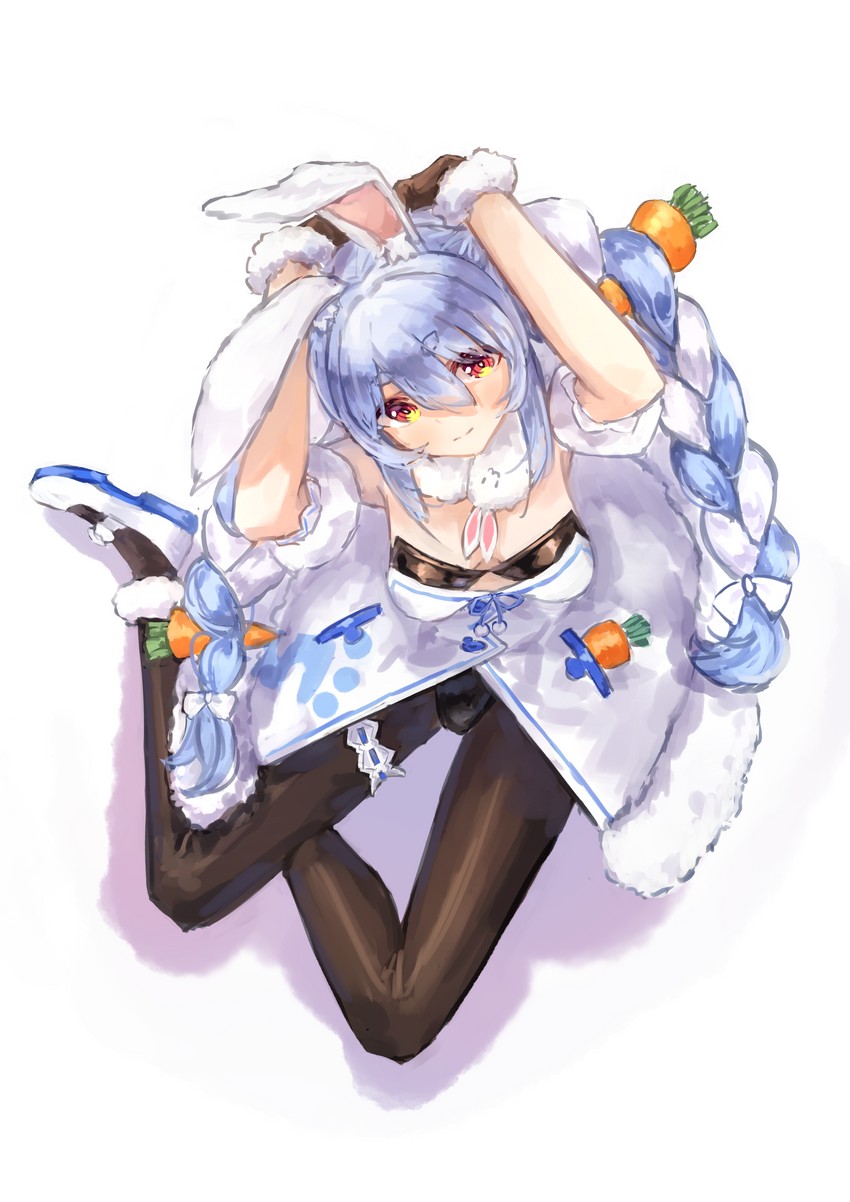 usada pekora and don-chan (hololive) drawn by yu_hydra