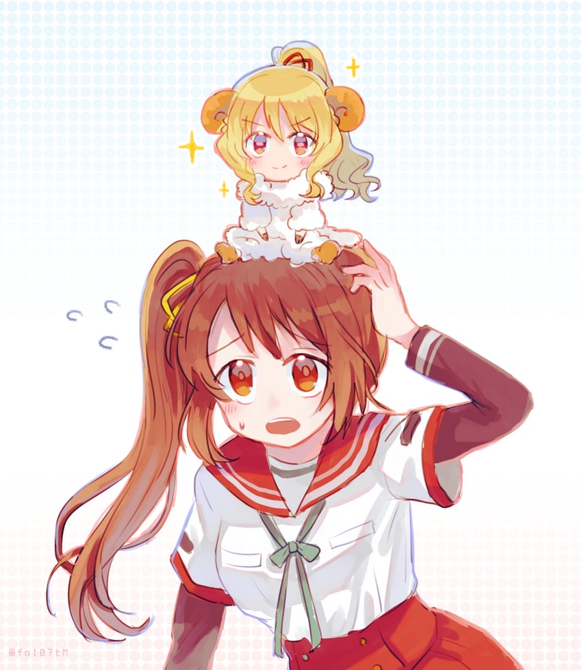 yui tsuruno and togame momoko (mahou shoujo madoka magica and 1 more) drawn by totte