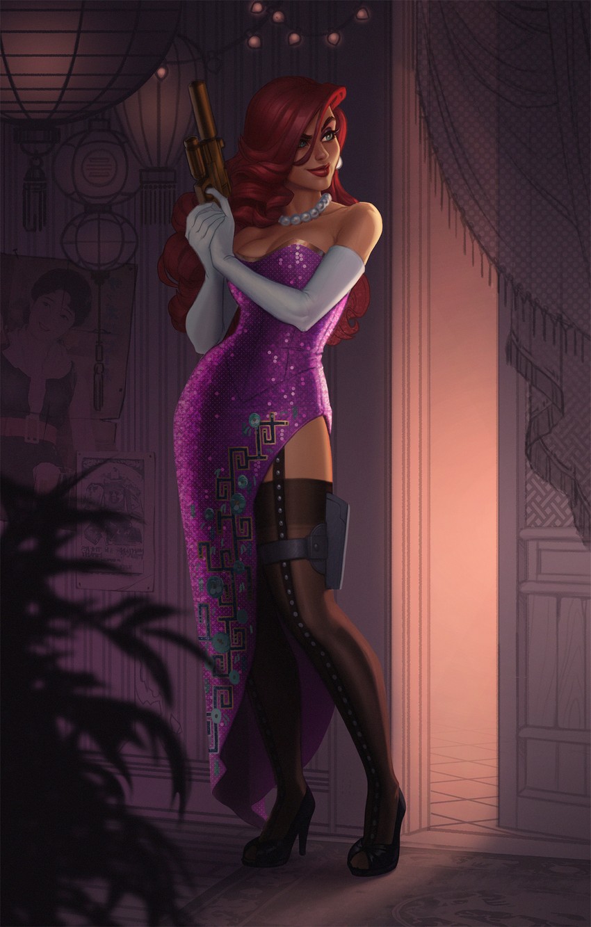miss fortune and secret agent miss fortune (league of legends) drawn by jessica_oyhenart