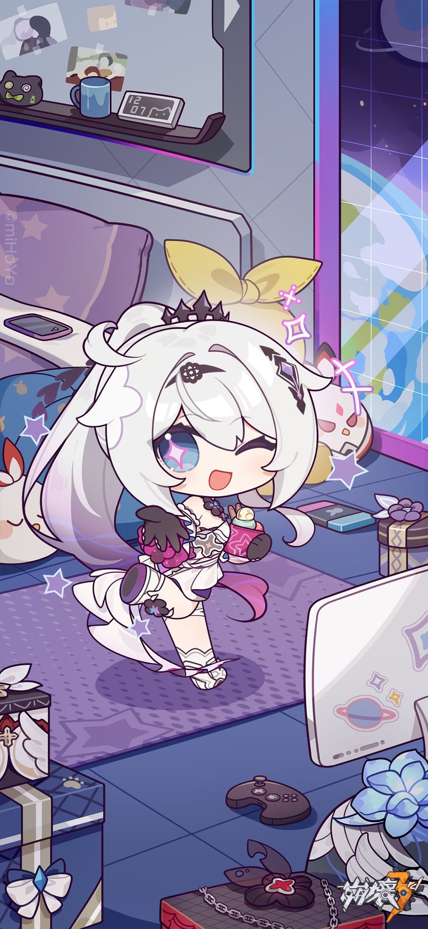 kiana kaslana and jingwei (honkai and 1 more) drawn by eta