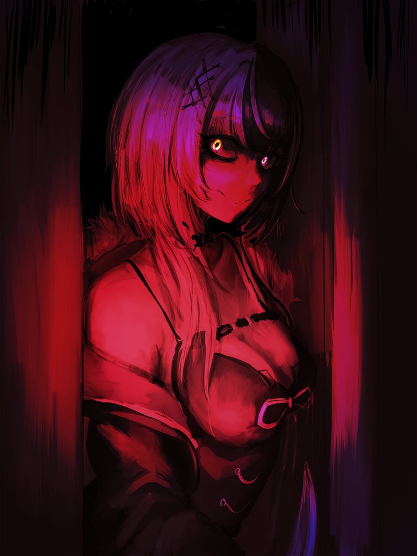 shiori novella (hololive and 1 more) drawn by grape_(grape05843924)