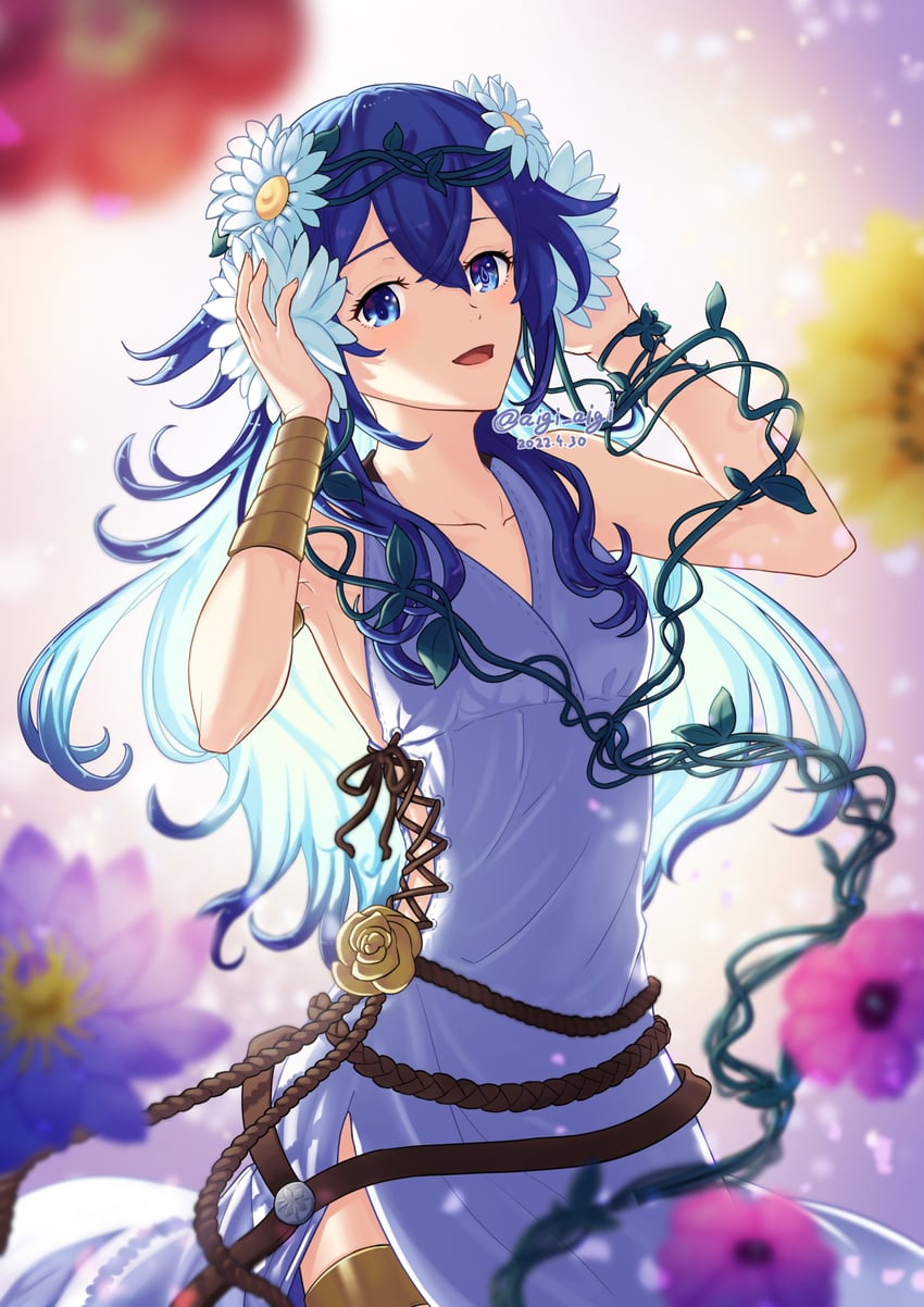 lucina (fire emblem and 2 more) drawn by sumire_l.a.
