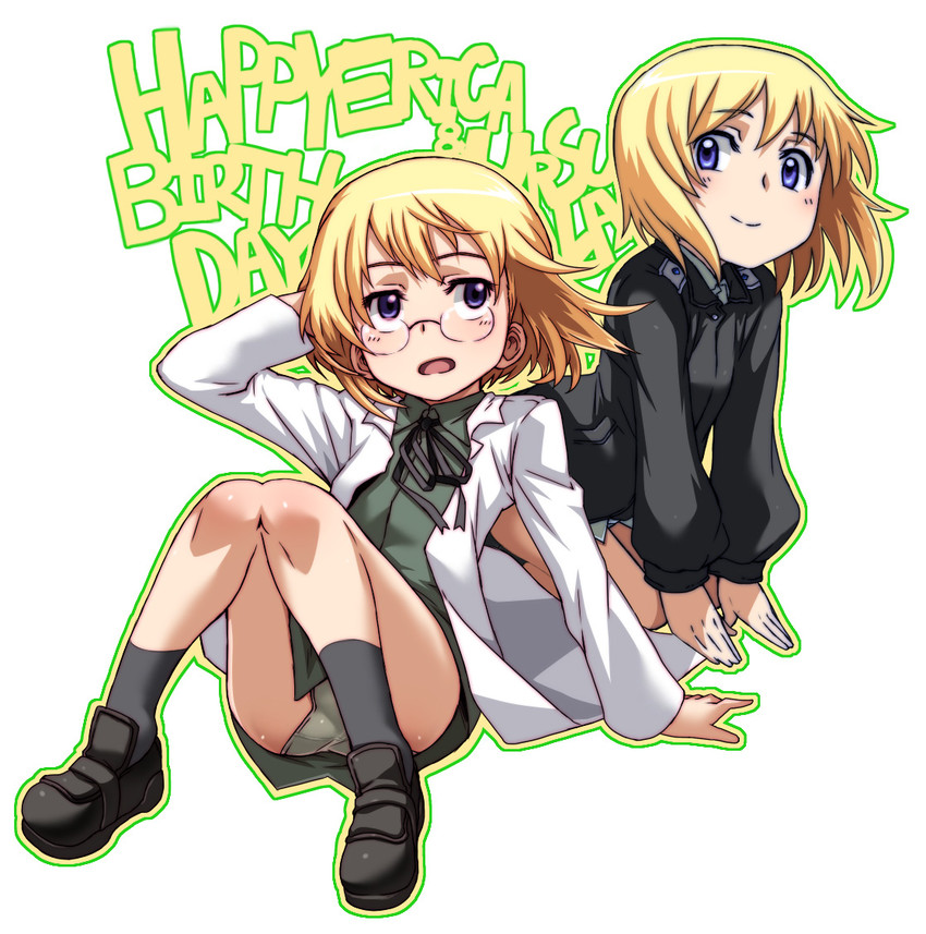 erica hartmann and ursula hartmann (world witches series and 2 more) drawn by tabigarasu