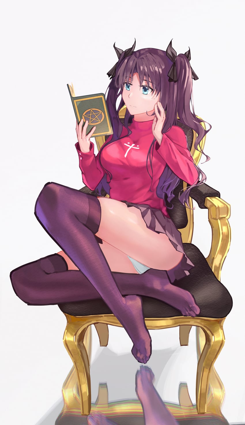 tohsaka rin (fate and 1 more) drawn by hakumai130