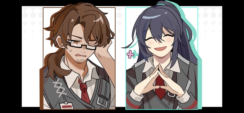 hong lu and gregor (project moon and 1 more) drawn by south_ac