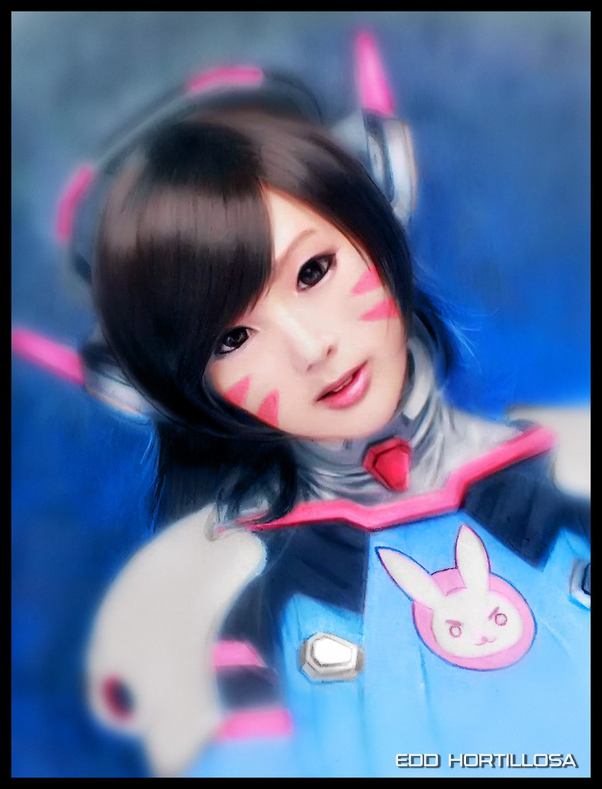 d.va (overwatch and 1 more) drawn by edd_hortillosa