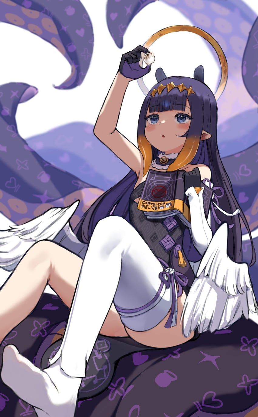 ninomae ina'nis (hololive and 1 more) drawn by orobou
