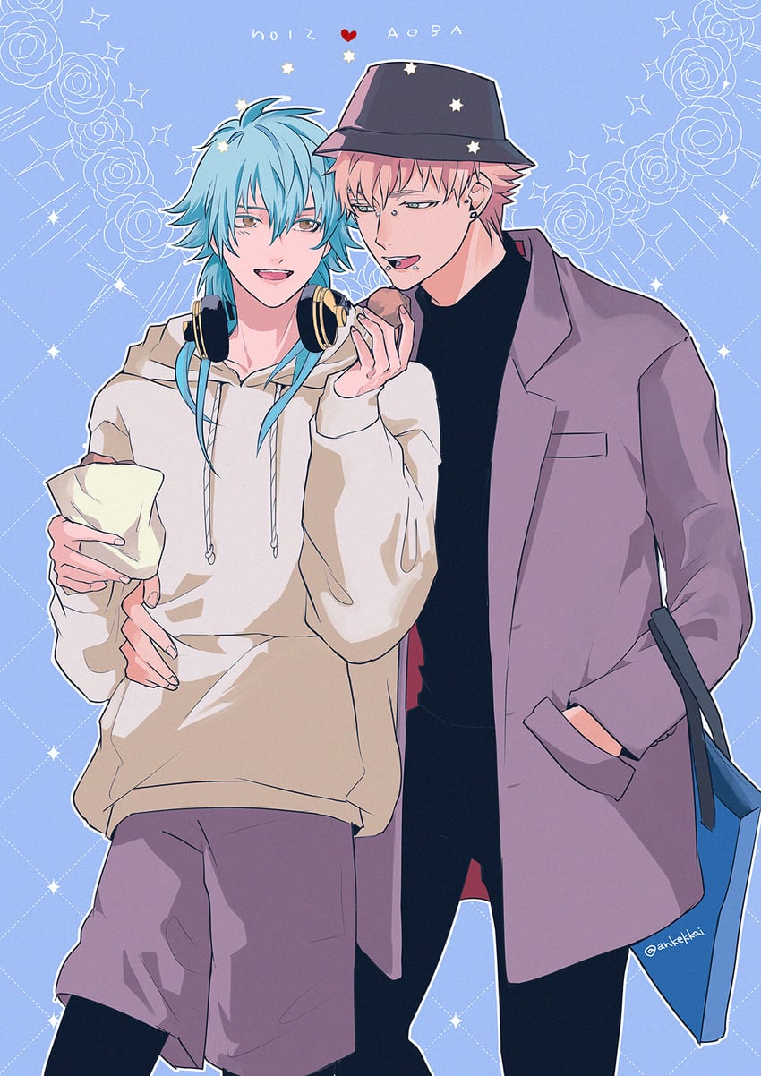 seragaki aoba and noiz (dramatical murder) drawn by ankekkai