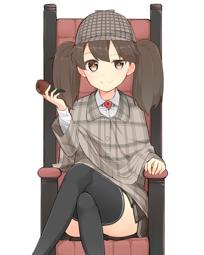 ryuujou and sherlock holmes (kantai collection and 1 more) drawn by max_melon
