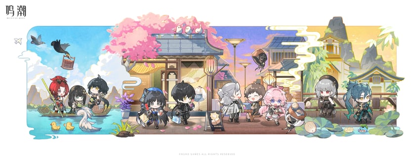 rover, female rover, male rover, yangyang, jiyan, and 7 more (wuthering waves)