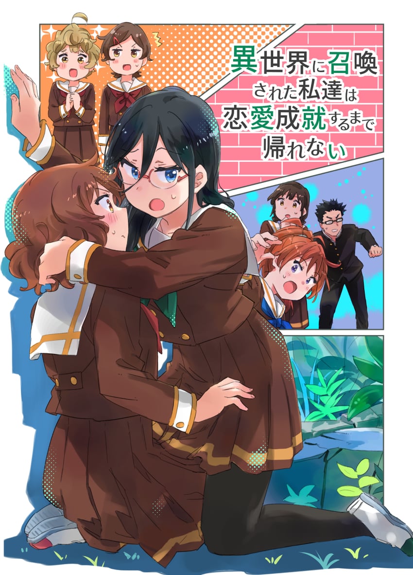 oumae kumiko, nakagawa natsuki, tanaka asuka, kawashima sapphire, katou hazuki, and 2 more (hibike! euphonium) drawn by amano_shin
