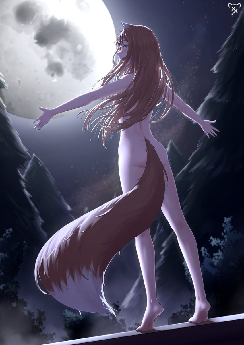 holo (spice and wolf) drawn by nyaxxy