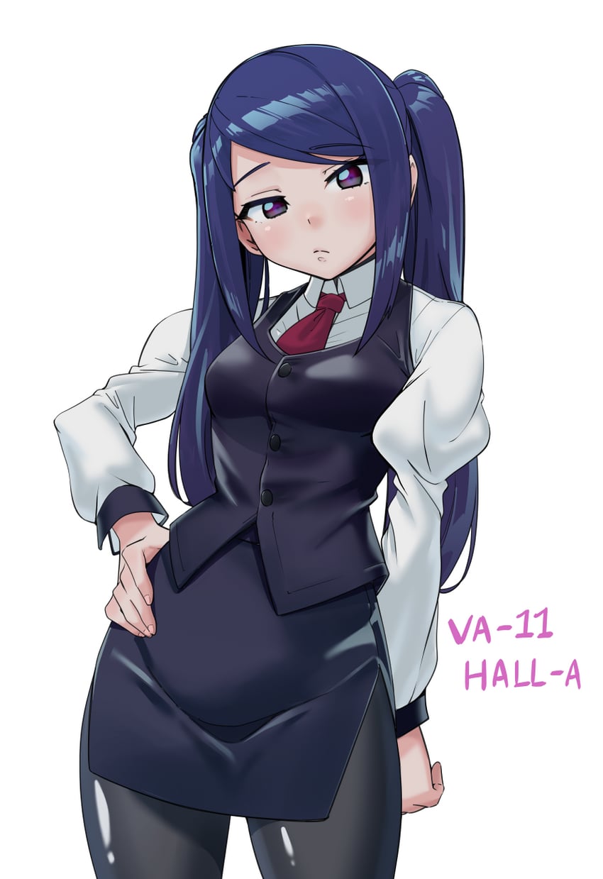 jill stingray (va-11 hall-a) drawn by makino_harumaki