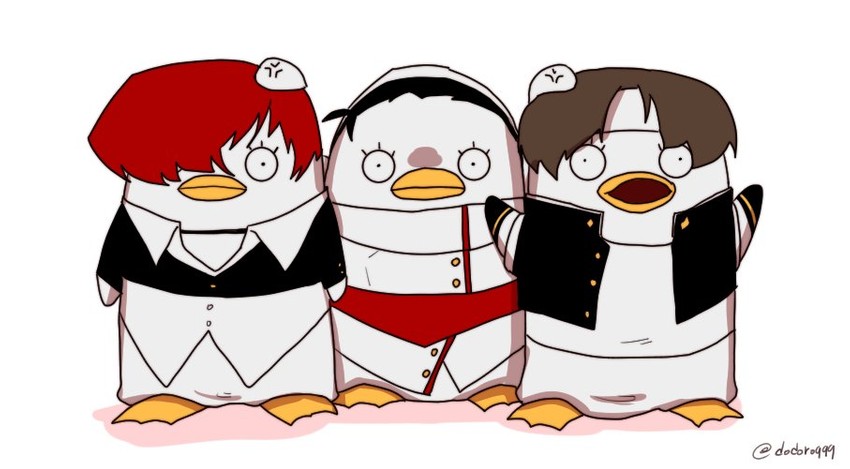 yagami iori, kusanagi kyou, elizabeth, and kagura chizuru (the king of fighters and 2 more) drawn by dodoro999