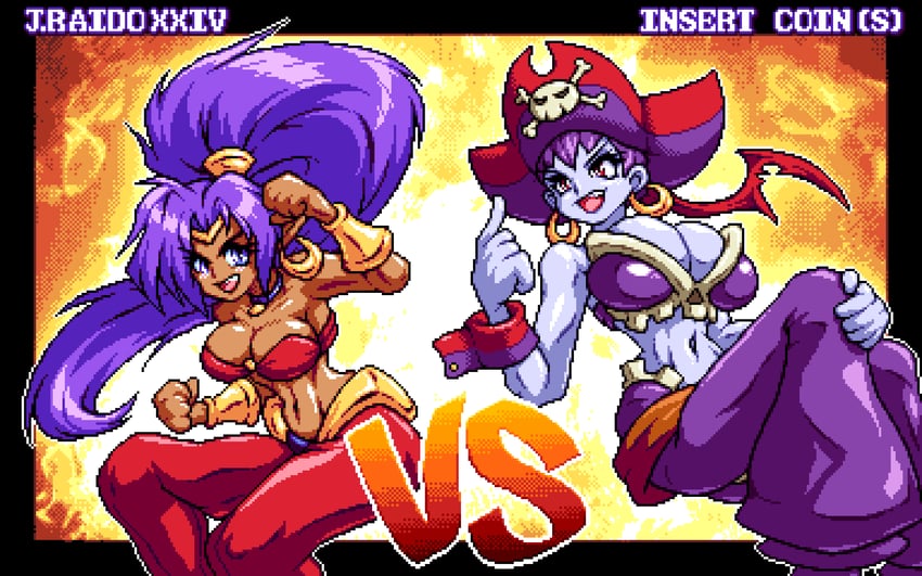 shantae, risky boots, and cristina valenzuela (shantae) drawn by j.raido