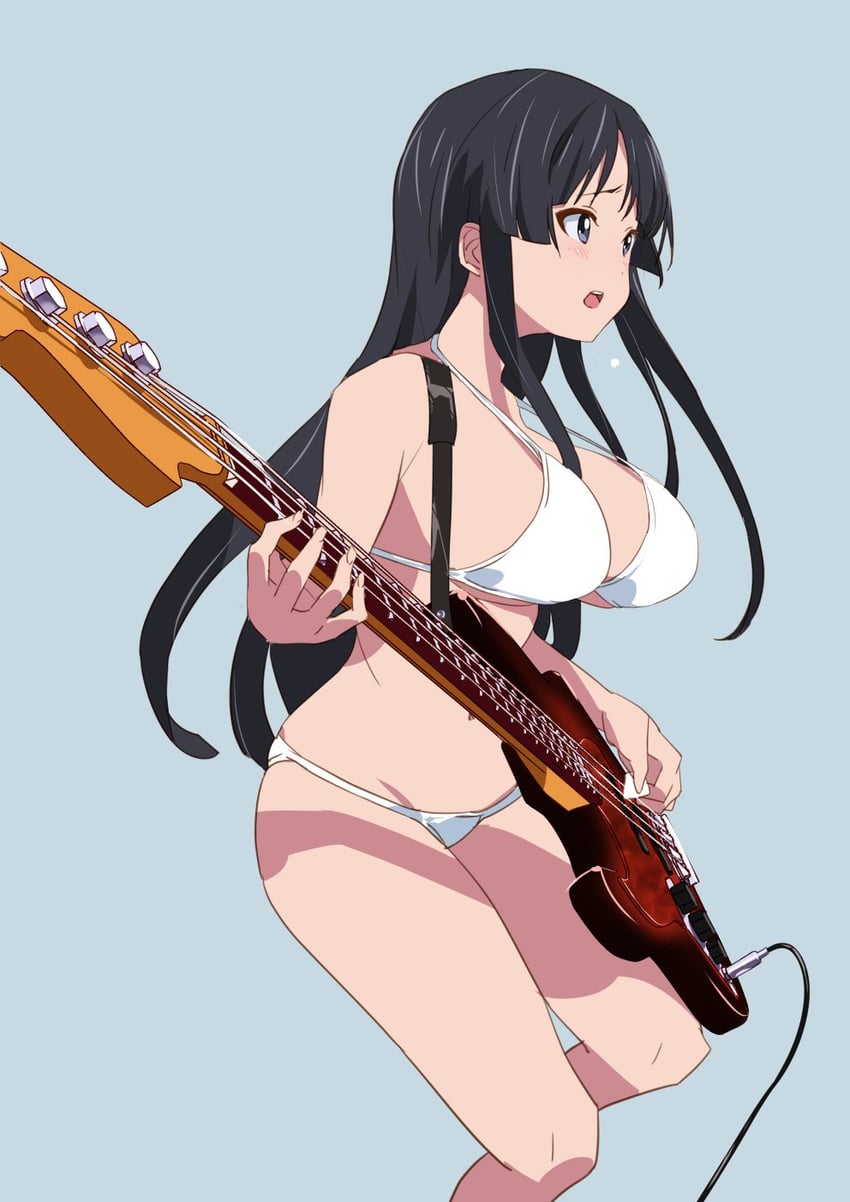 akiyama mio (k-on!) drawn by coveredcore