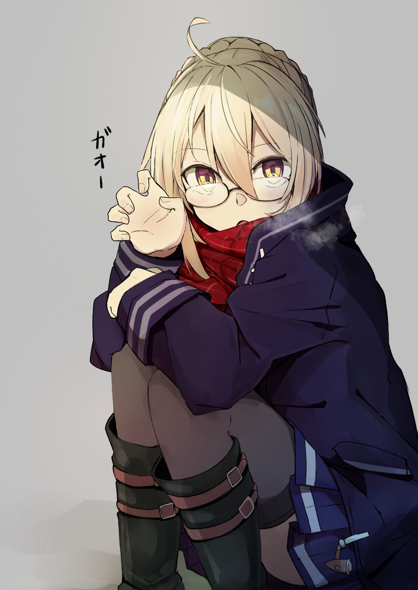 artoria pendragon and mysterious heroine x alter (fate and 1 more) drawn by kazenoko