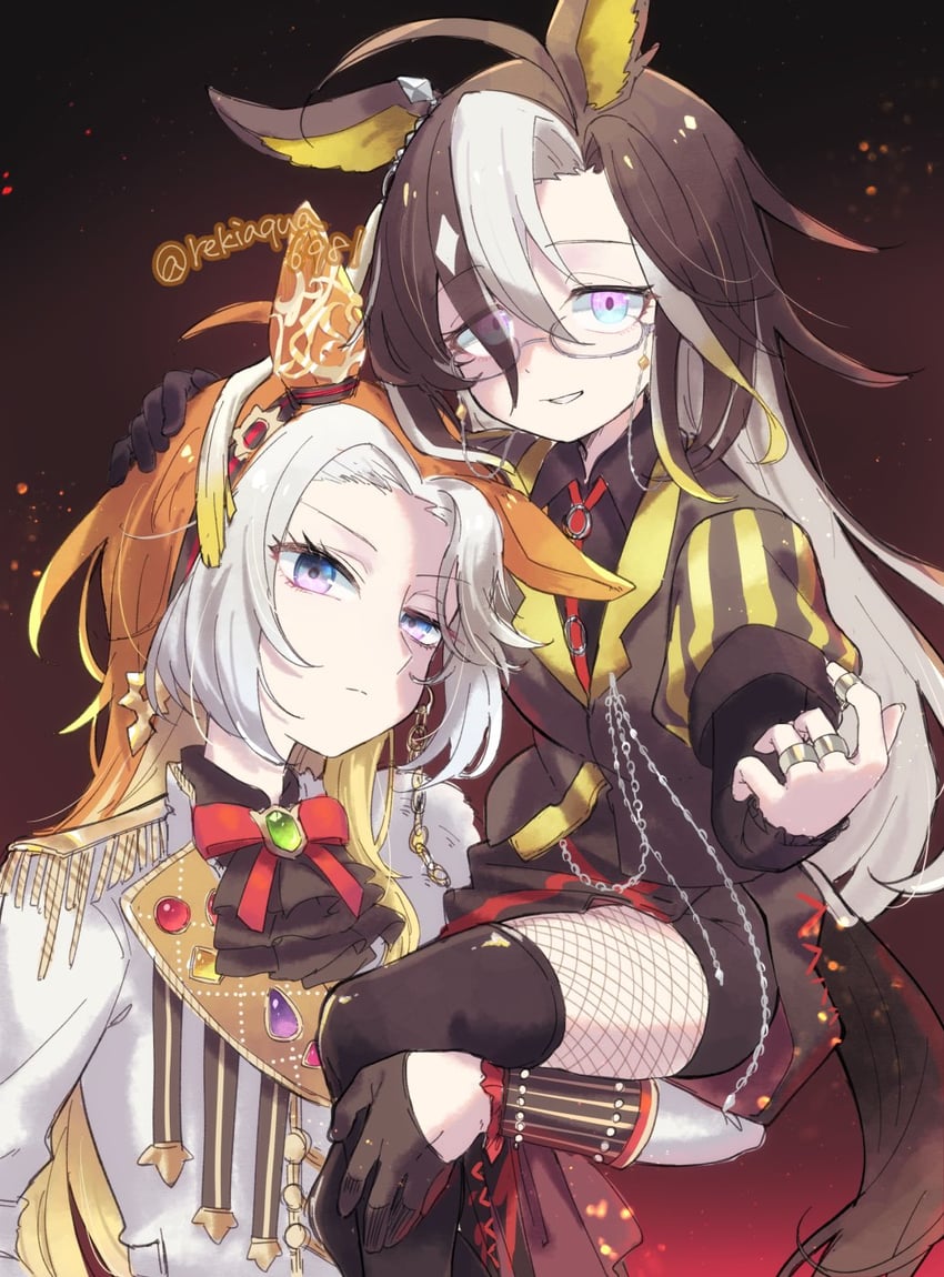 orfevre and dream journey (umamusume) drawn by reki_(arequa)