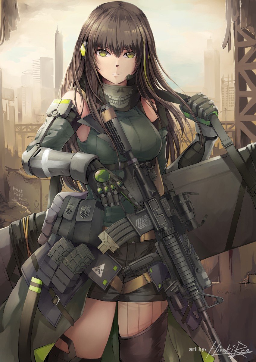 m4a1 (girls' frontline and 1 more) drawn by hiroki_ree